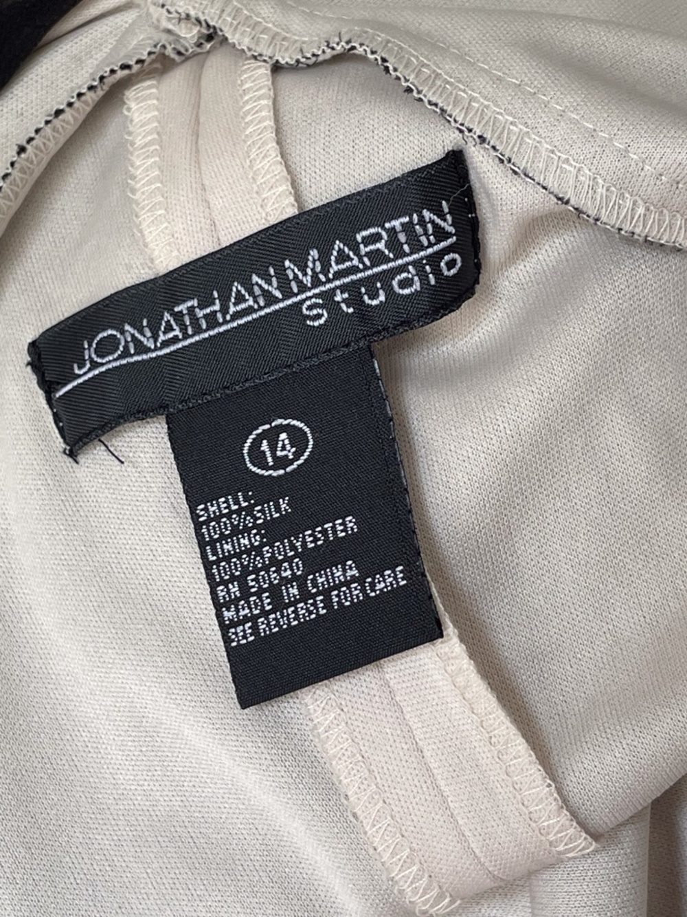 Jonathan Martin Studio Silk Slip Dress - Y2K - Size 14 - Picture 3 of 10